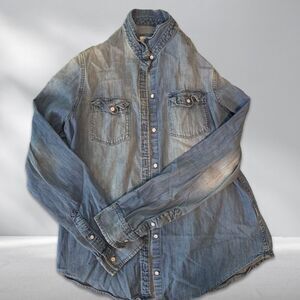 Abercrombie and Fitch Denim Blouse